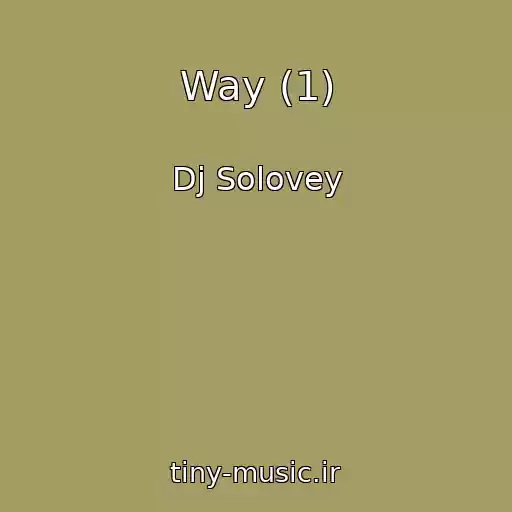 کاور آهنگ Way (1) از Dj Solovey