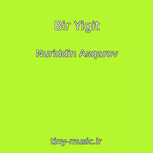 کاور آهنگ Bir Yigit از Nuriddin Asqarov