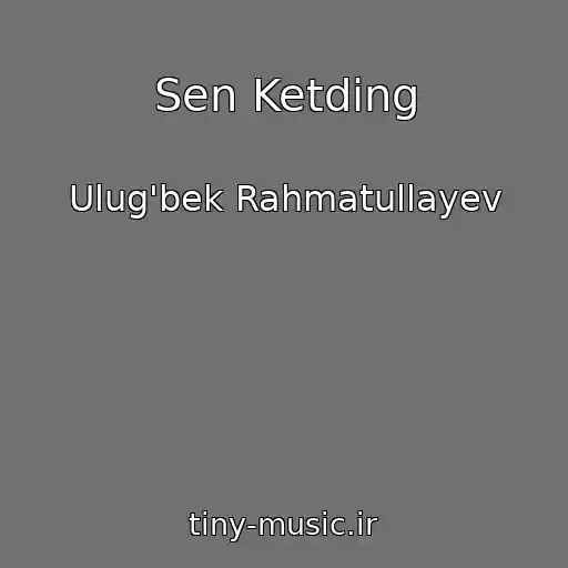 کاور آهنگ Sen Ketding از Ulug'bek Rahmatullayev