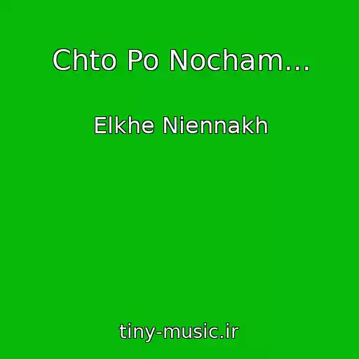 کاور آهنگ Chto Po Nocham... از Elkhe Niennakh