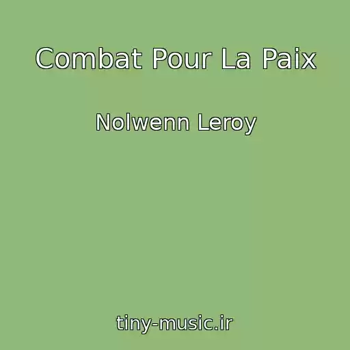 کاور آهنگ Combat Pour La Paix از Nolwenn Leroy