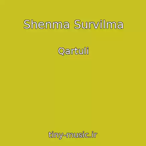 کاور آهنگ Shenma Survilma از Qartuli