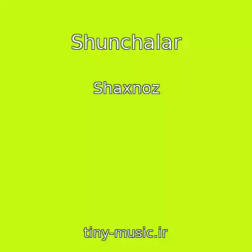 کاور آهنگ Shunchalar از Shaxnoz