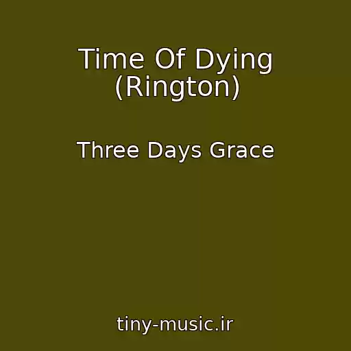 کاور آهنگ Time Of Dying (Rington) از Three Days Grace