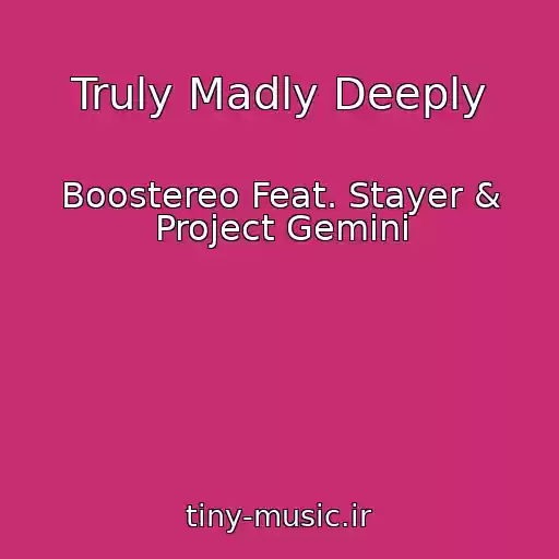 کاور آهنگ Truly Madly Deeply از Boostereo Feat. Stayer & Project Gemini