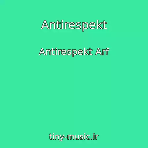 کاور آهنگ Antirespekt از Antirespekt Arf