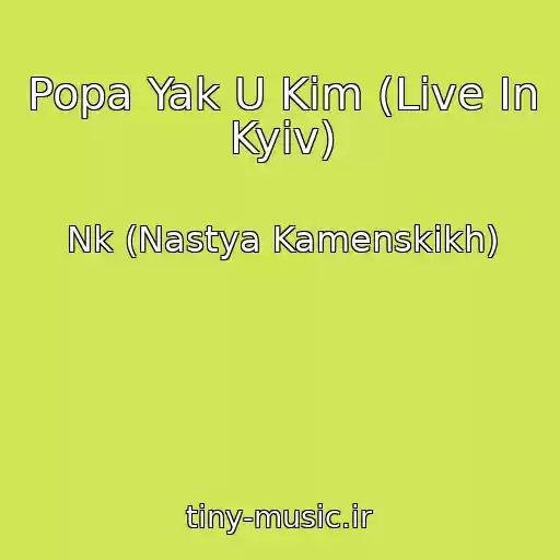 کاور آهنگ Popa Yak U Kіm (Live In Kyiv) از Nk (Nastya Kamenskikh)