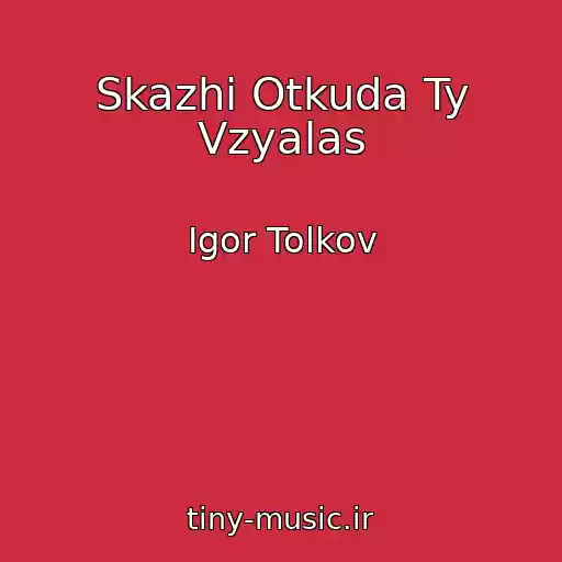 کاور آهنگ Skazhi Otkuda Ty Vzyalas از Igor Tolkov