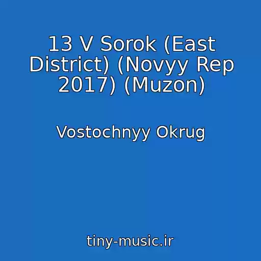 کاور آهنگ 13 V Sorok (East District) (Novyy Rep 2017) (Muzon) از Vostochnyy Okrug
