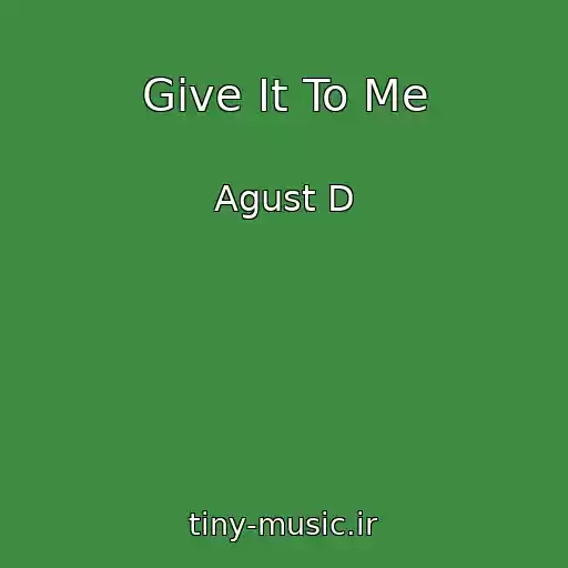 کاور آهنگ Give It To Me از Agust D