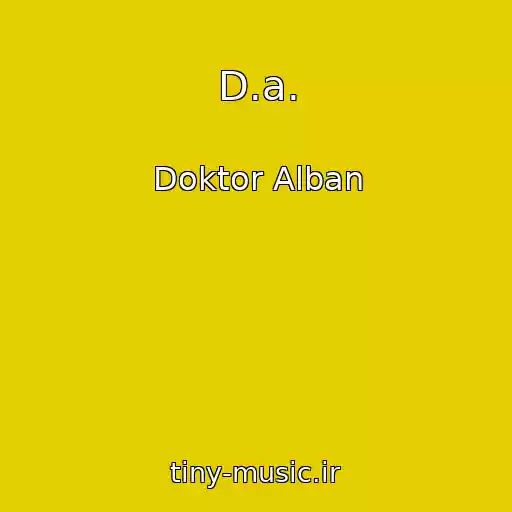 کاور آهنگ D.a. از Doktor Alban