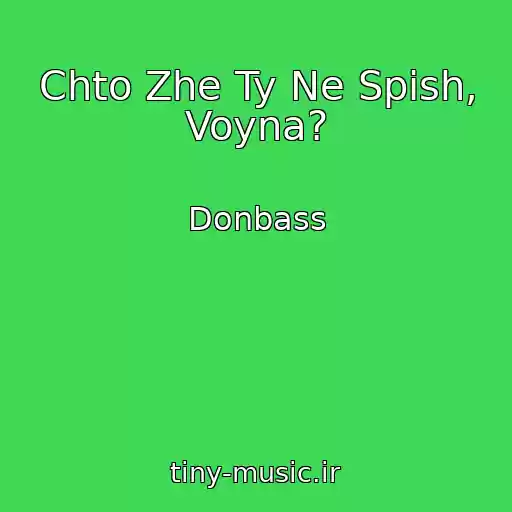 کاور آهنگ Chto Zhe Ty Ne Spish, Voyna? از Donbass