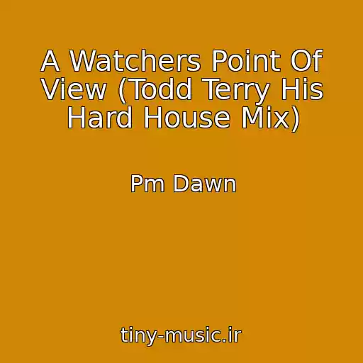 کاور آهنگ A Watchers Point Of View (Todd Terry His Hard House Mix) از Pm Dawn