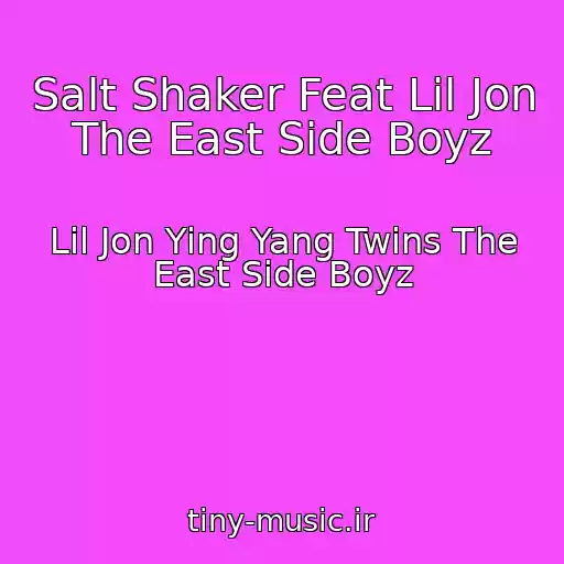 کاور آهنگ Salt Shaker Feat Lil Jon The East Side Boyz از Lil Jon Ying Yang Twins The East Side Boyz