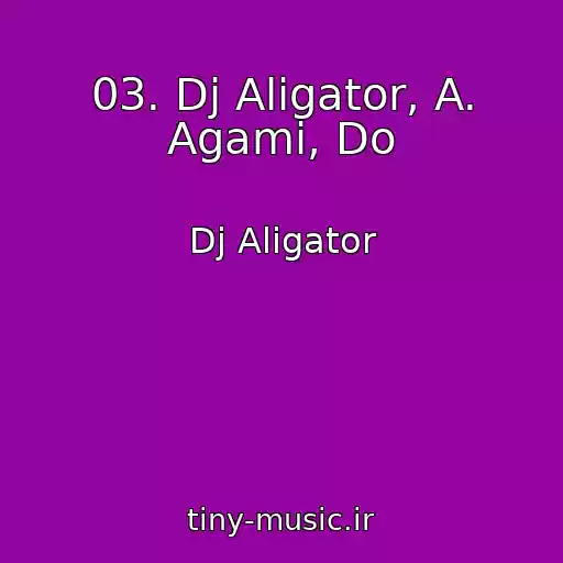 کاور آهنگ 03. Dj Aligator, A. Agami, Do از Dj Aligator
