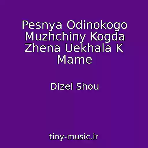 کاور آهنگ Pesnya Odinokogo Muzhchiny Kogda Zhena Uekhala K Mame از Dizel Shou