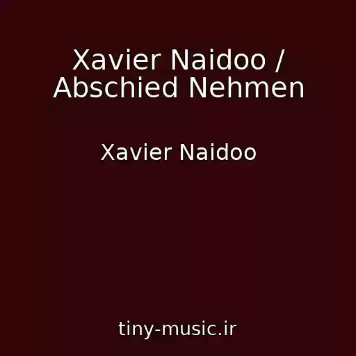 کاور آهنگ Xavier Naidoo / Abschied Nehmen از Xavier Naidoo