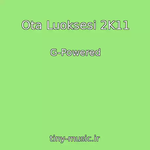 کاور آهنگ Ota Luoksesi 2K11 از G-Powered