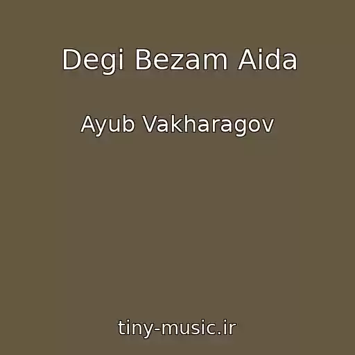 کاور آهنگ Degi Bezam Aida از Ayub Vakharagov