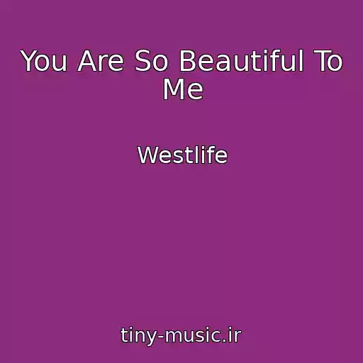 کاور آهنگ You Are So Beautiful To Me از Westlife