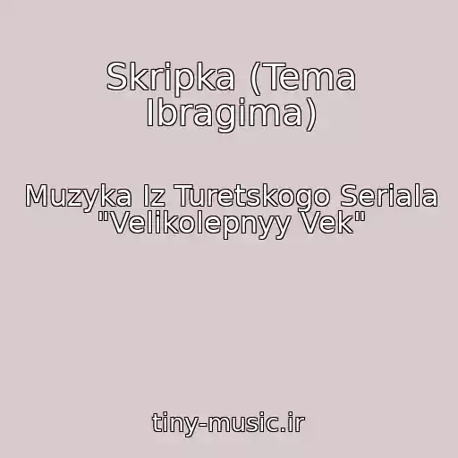 کاور آهنگ Skripka (Tema Ibragima) از Muzyka Iz Turetskogo Seriala "Velikolepnyy Vek"