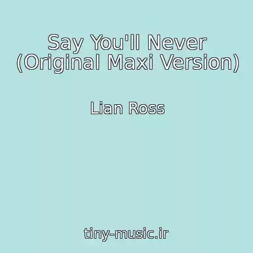 کاور آهنگ Say You'll Never (Original Maxi Version) از Lian Ross