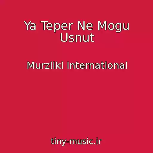کاور آهنگ Ya Teper Ne Mogu Usnut از Murzilki International