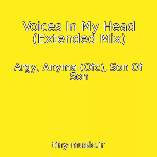 کاور آهنگ Voices In My Head (Extended Mix) از Argy, Anyma (Ofc), Son Of Son