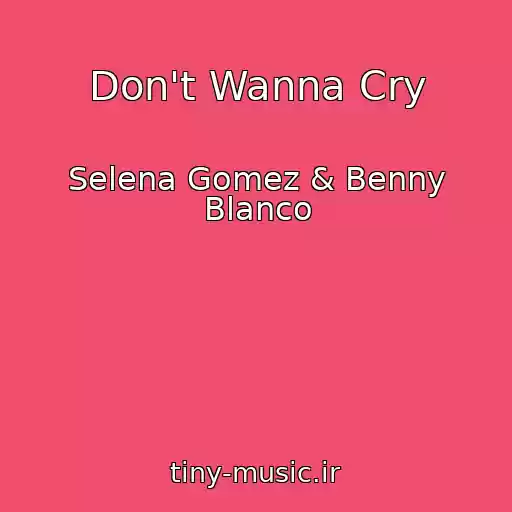 کاور آهنگ Don't Wanna Cry از Selena Gomez & Benny Blanco