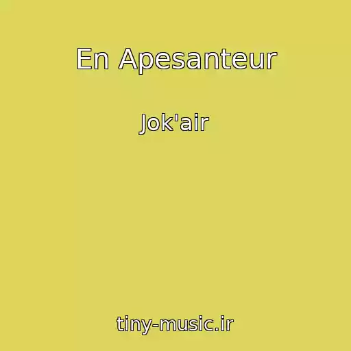 کاور آهنگ En Apesanteur از Jok'air