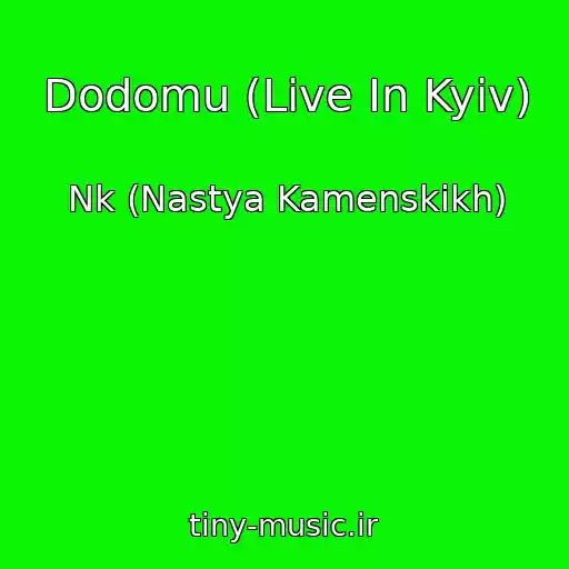 کاور آهنگ Dodomu (Live In Kyiv) از Nk (Nastya Kamenskikh)