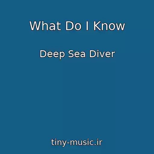 کاور آهنگ What Do I Know از Deep Sea Diver