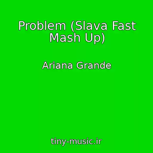 کاور آهنگ Problem (Slava Fast Mash Up) از Ariana Grande