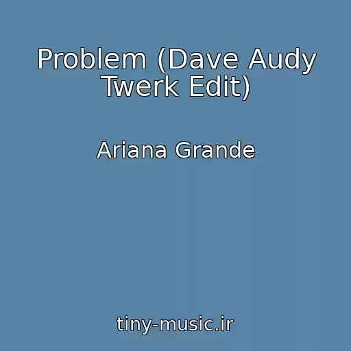 کاور آهنگ Problem (Dave Audy Twerk Edit) از Ariana Grande