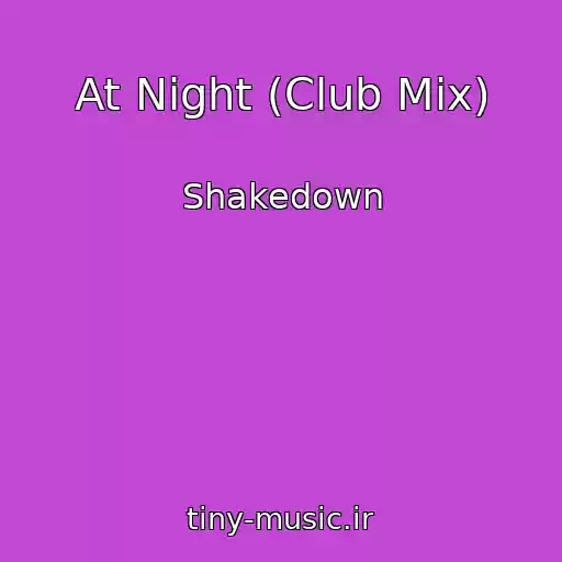 کاور آهنگ At Night (Club Mix) از Shakedown
