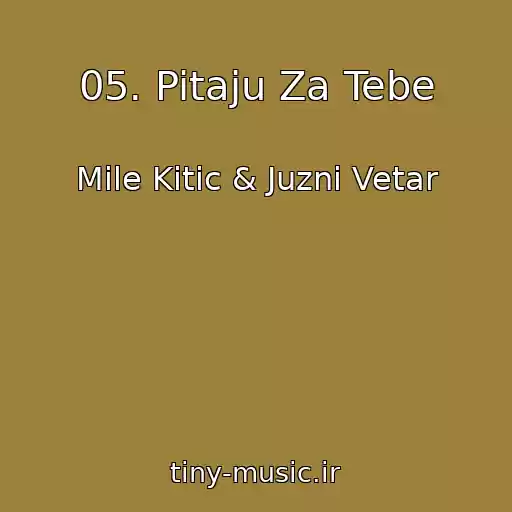 کاور آهنگ 05. Pitaju Za Tebe از Mile Kitic & Juzni Vetar