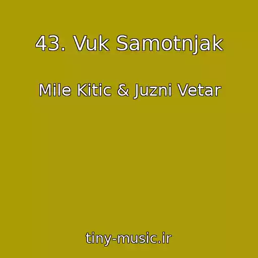 کاور آهنگ 43. Vuk Samotnjak از Mile Kitic & Juzni Vetar