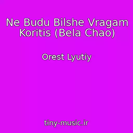 کاور آهنگ Ne Budu Bіlshe Vragam Koritis (Bela Chao) از Orest Lyutiy