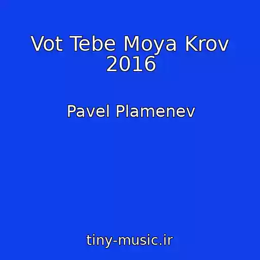 کاور آهنگ Vot Tebe Moya Krov 2016 از Pavel Plamenev