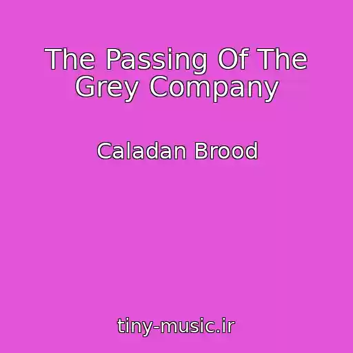 کاور آهنگ The Passing Of The Grey Company از Caladan Brood