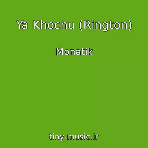 کاور آهنگ Ya Khochu (Rington) از Monatik