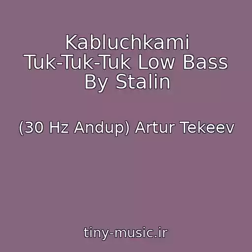 کاور آهنگ Kabluchkami Tuk-Tuk-Tuk Low Bass By Stalin از (30 Hz Andup) Artur Tekeev