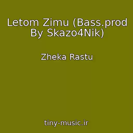 کاور آهنگ Letom Zimu (Bass.prod By Skazo4Nik) از Zheka Rastu