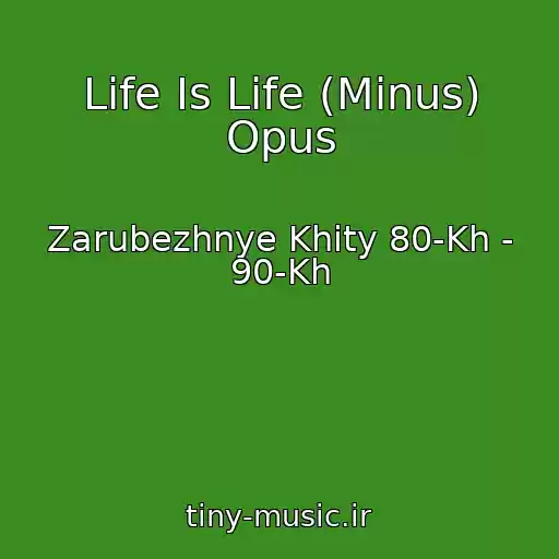 کاور آهنگ Life Is Life (Minus) Opus از Zarubezhnye Khity 80-Kh - 90-Kh