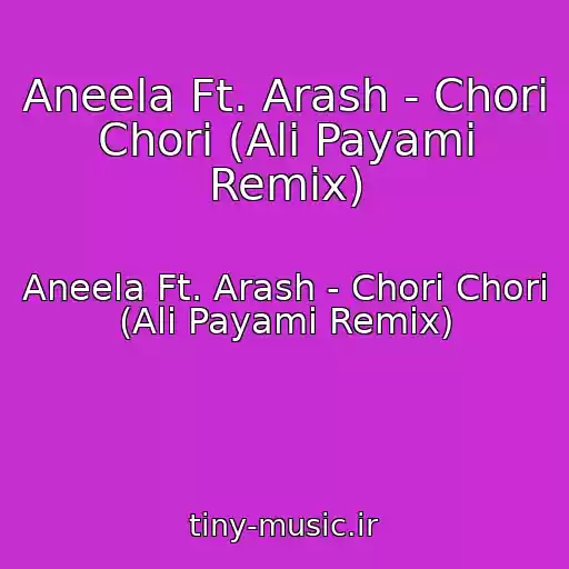 کاور آهنگ Aneela Ft. Arash - Chori Chori (Ali Payami Remix) از Aneela Ft. Arash - Chori Chori (Ali Payami Remix)