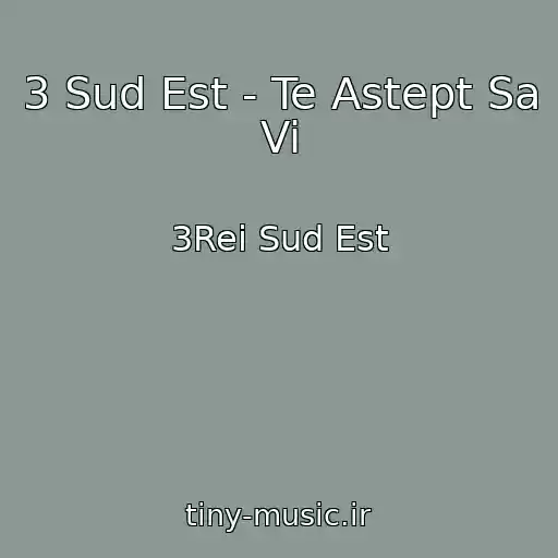 کاور آهنگ 3 Sud Est - Te Astept Sa Vi از 3Rei Sud Est