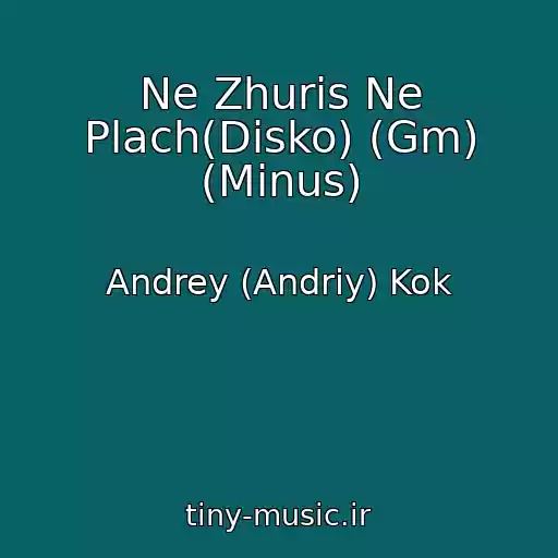 کاور آهنگ Ne Zhuris Ne Plach(Disko) (Gm) (Minus) از Andrey (Andrіy) Kok