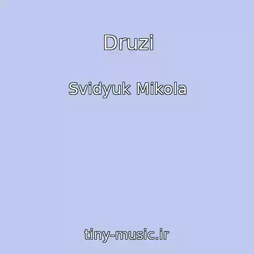 کاور آهنگ Druzі از Svidyuk Mikola