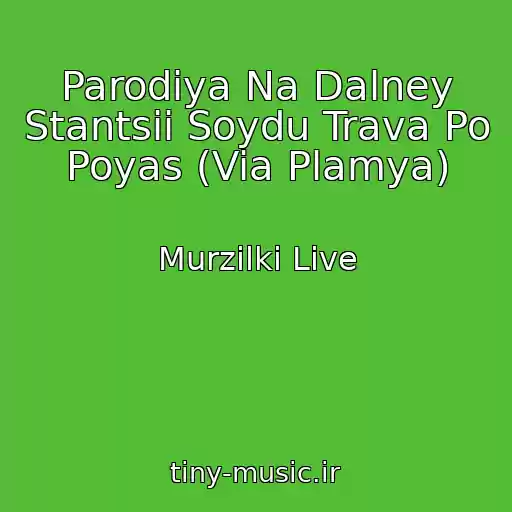 کاور آهنگ Parodiya Na Dalney Stantsii Soydu Trava Po Poyas (Via Plamya) از Murzilki Live