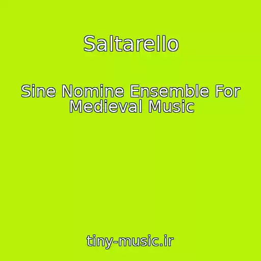 کاور آهنگ Saltarello از Sine Nomine Ensemble For Medieval Music